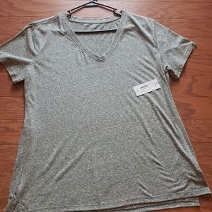 🆕 🏷️NWT!! A.N.A Soft V-neck Grey T-Shirt, XL!